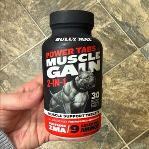 Black Muscle Gain Power Tabs for Dogs
